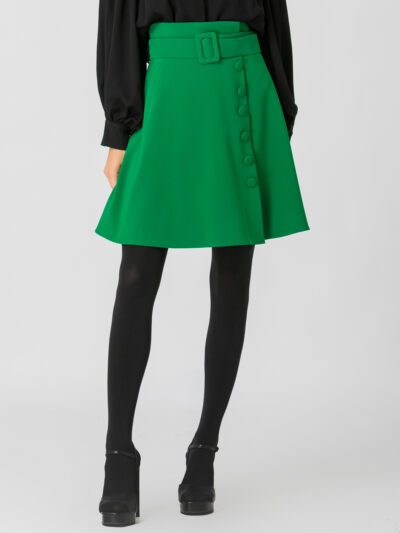 Sour/lou/lou Πράσινη ψηλόμεση φούστα