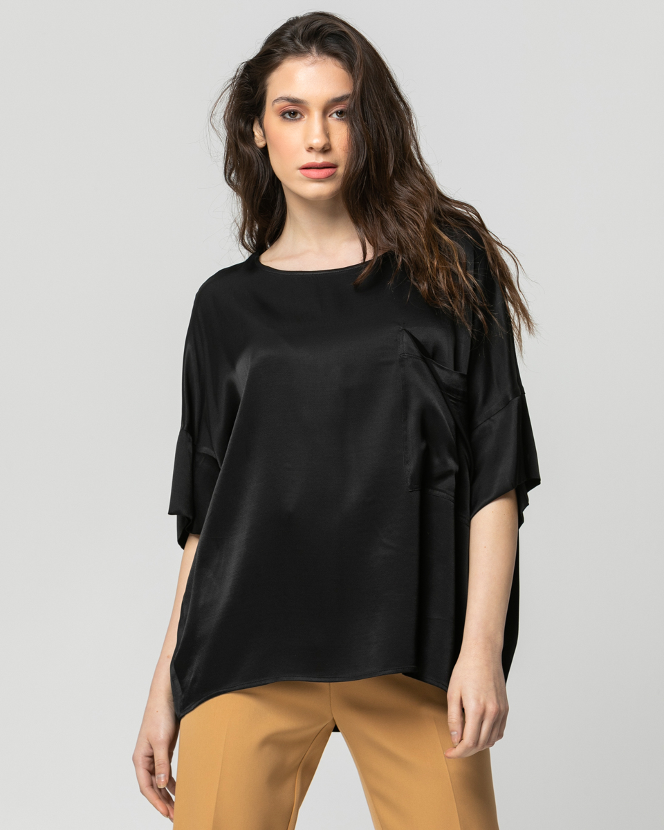 Silk toutch μπλούζα σε 2 χρώματα N2110