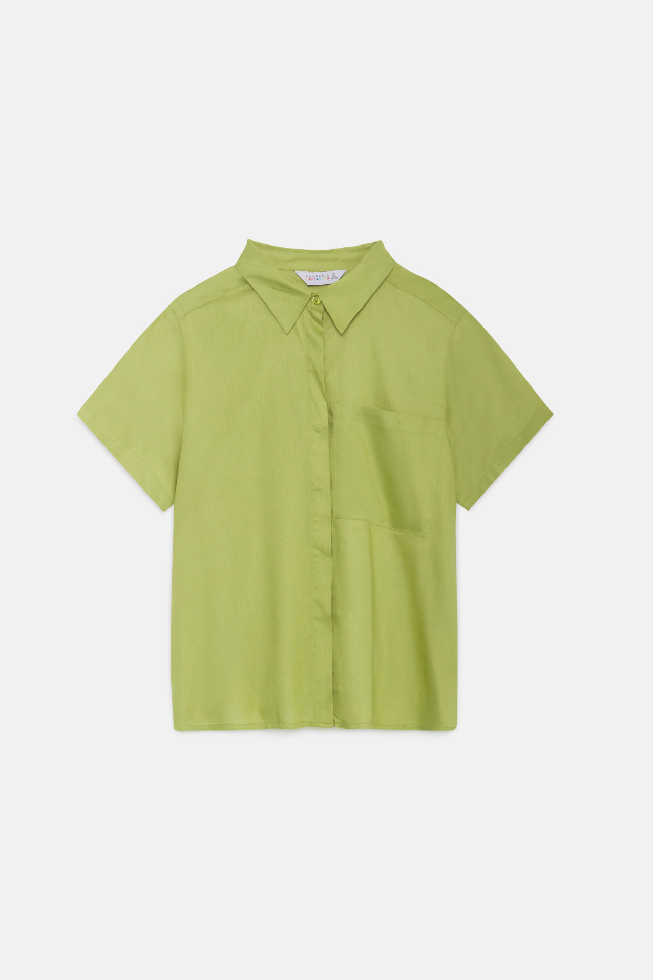 Πράσινο κοντομάνικο πουκάμισο Compania Fantastica