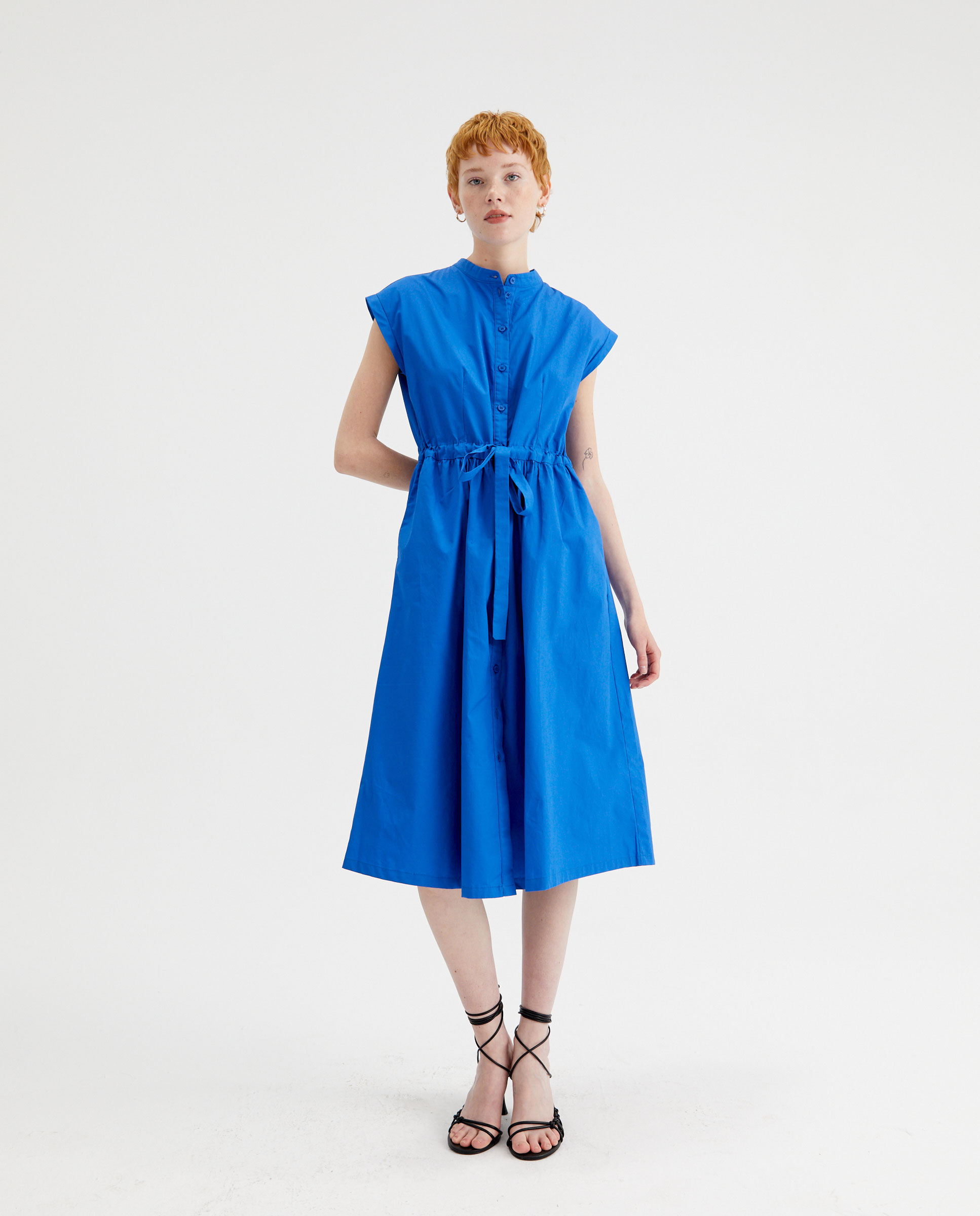 Μπλε Midi Φόρεμα Compania Fantastica
