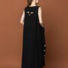 Μακρύ λινό φόρεμα N2110
