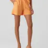 Γυναικείο σορτς πορτοκαλί χρώμα VERO MODA