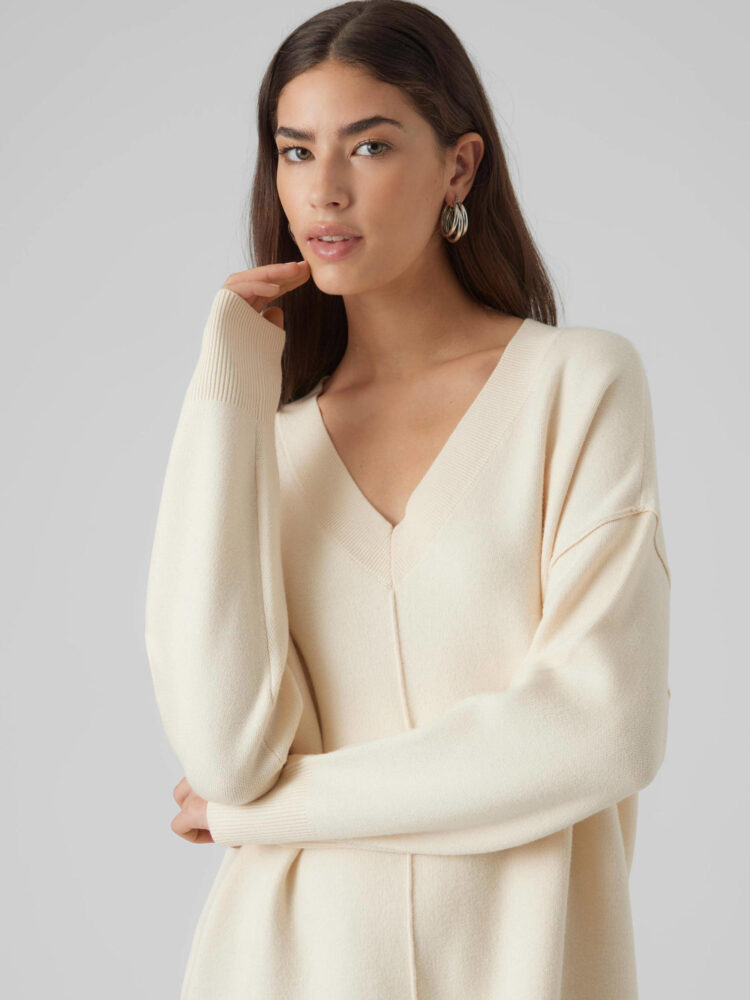 Μπλούζα πλεκτή με V σε 3 χρώματα Vero Moda