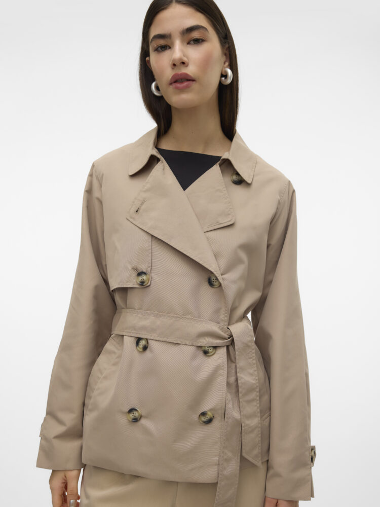 Καμπαρντίνα κοντή μπεζ Vero Moda - Image 4