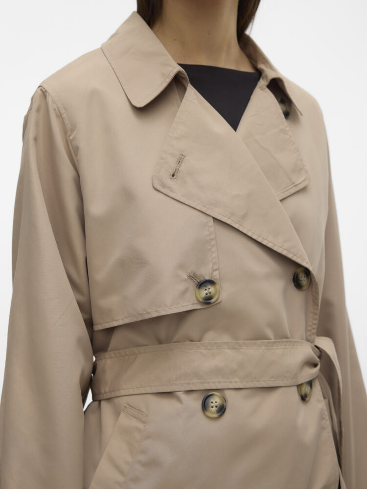 Καμπαρντίνα κοντή μπεζ Vero Moda - Image 5