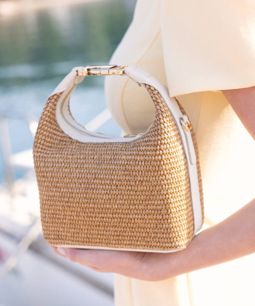 Maggie Raffia Handbag - Cream BONENDIS - Image 4