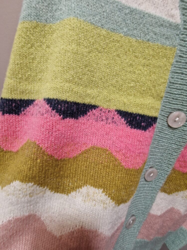 Ζακέτα ριγέ χρωματιστή Md'm Nastag