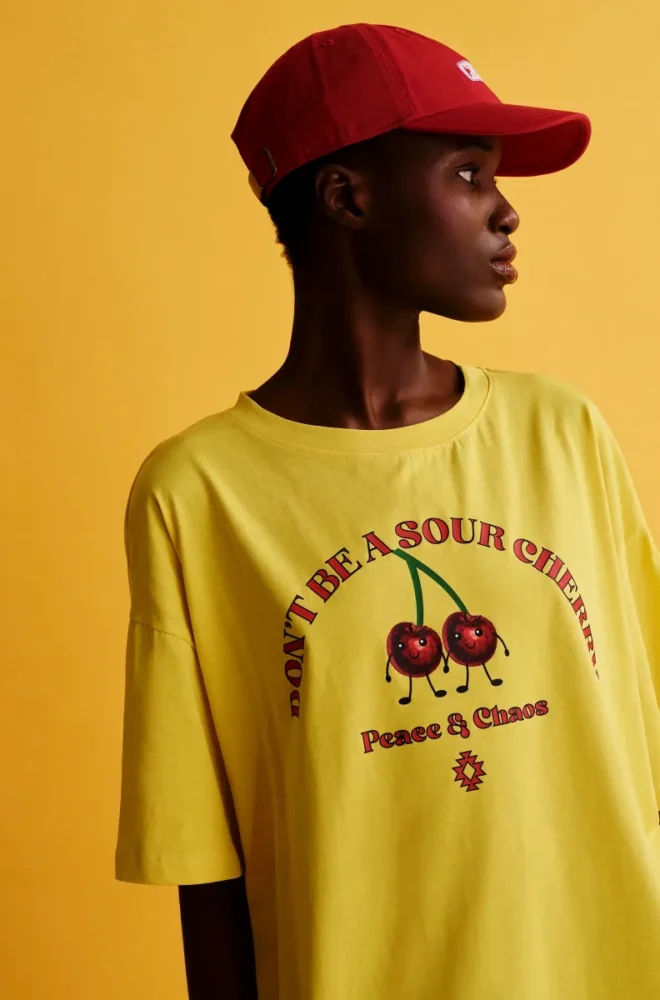 CHERRY-BOMB T-SHIRT - Cotton PEACE & CHAOS