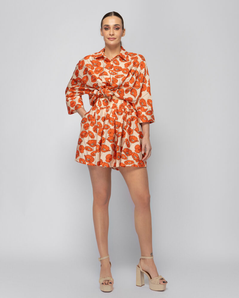 Floral shorts σε 2 χρώματα Sour/lou/lou