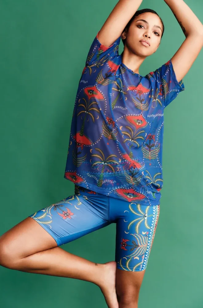 ALIGNMENT LOOSE-ART T-SHIRT - Mesh PEACE & CHAOS