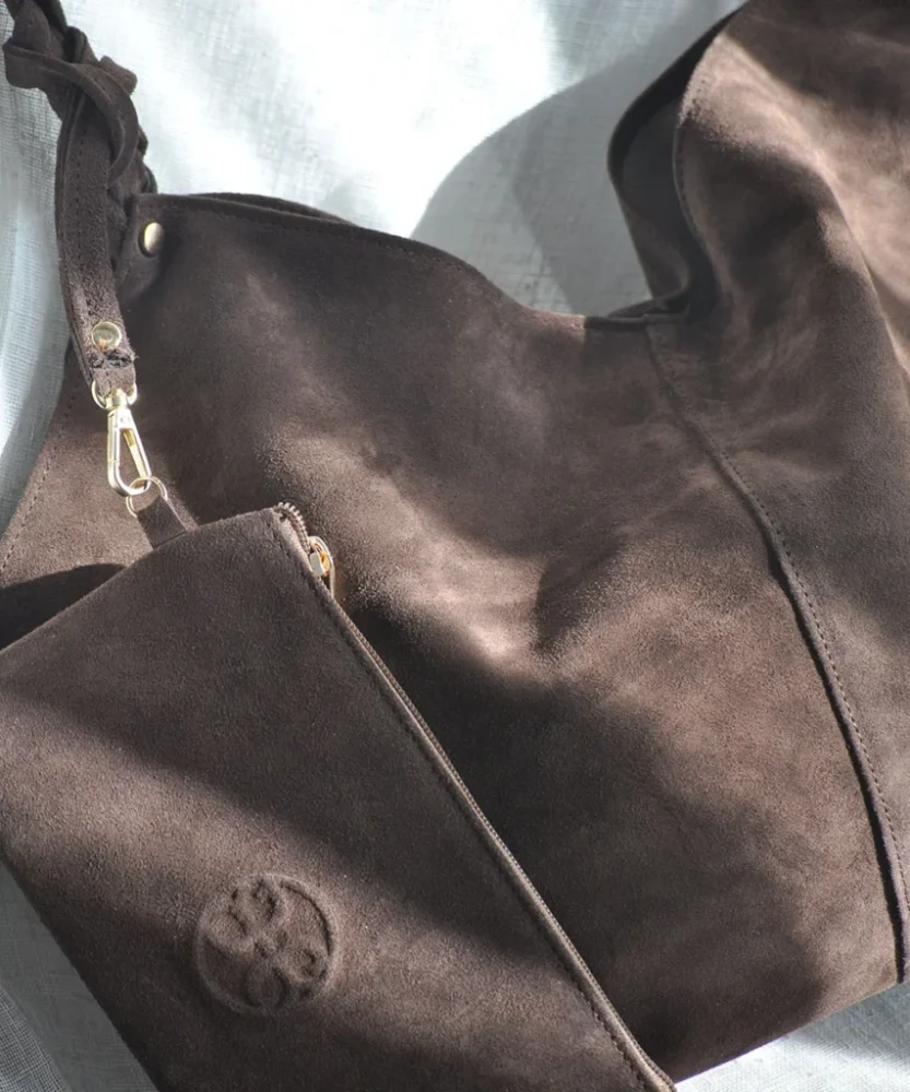 Helena Small in Choco Suede BONENDIS