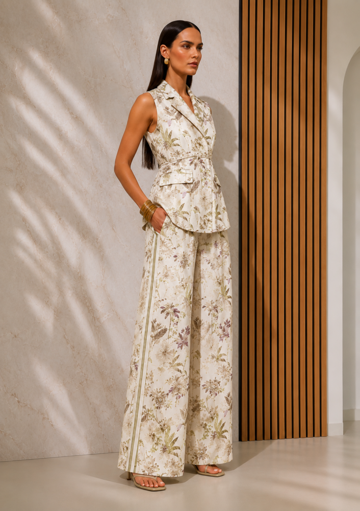 Παντελόνι με jungle print GΟA GOA