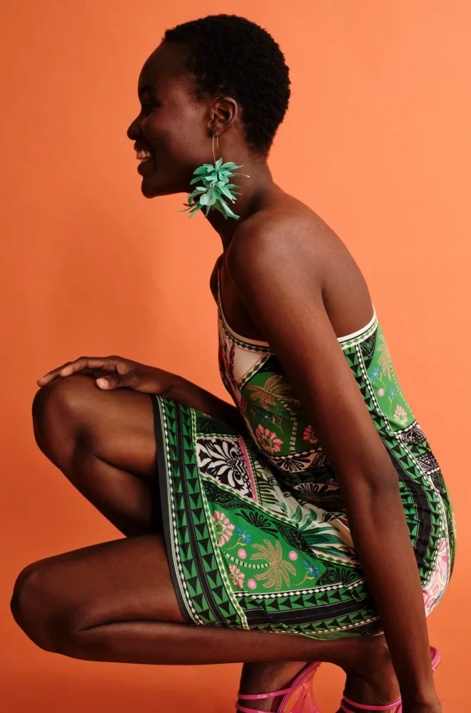 OASIS ONE SHOULDER BODYCON ΦΟΡΕΜΑ PEACE & CHAOS - Image 3