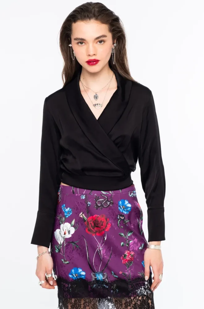 MOSS ΤΟΠ BLACK - Viscose PEACE & CHAOS - Image 5