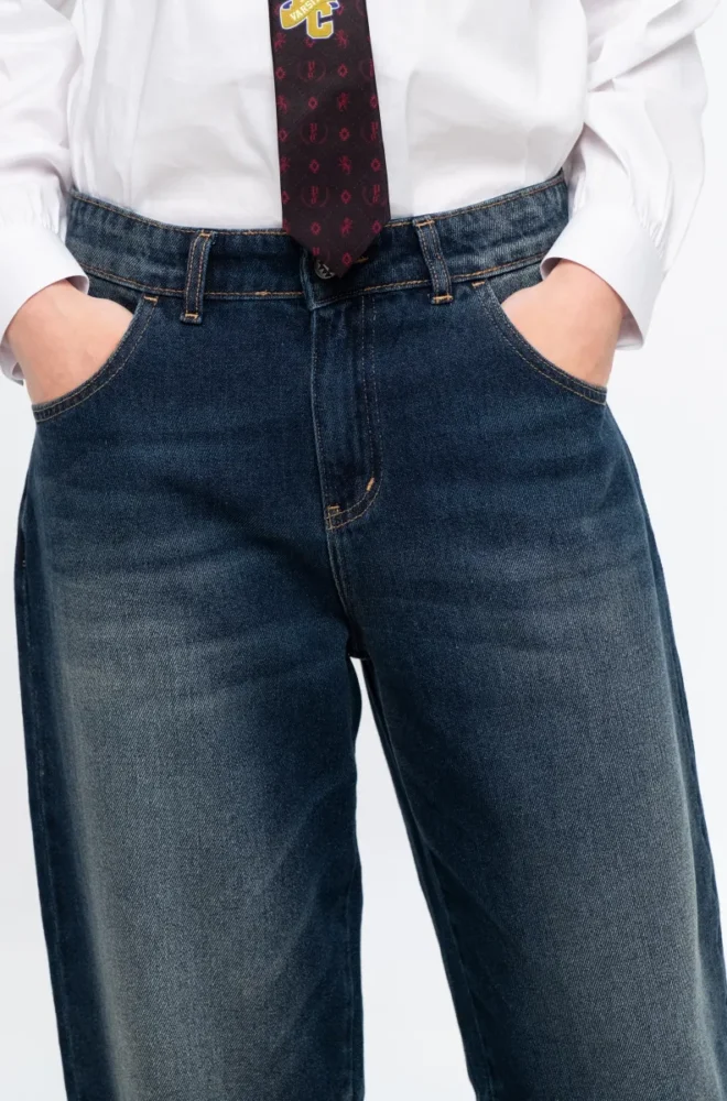 OXFORD DENIM ΠΑΝΤΕΛΟΝΙ - Cotton PEACE & CHAOS - Image 5