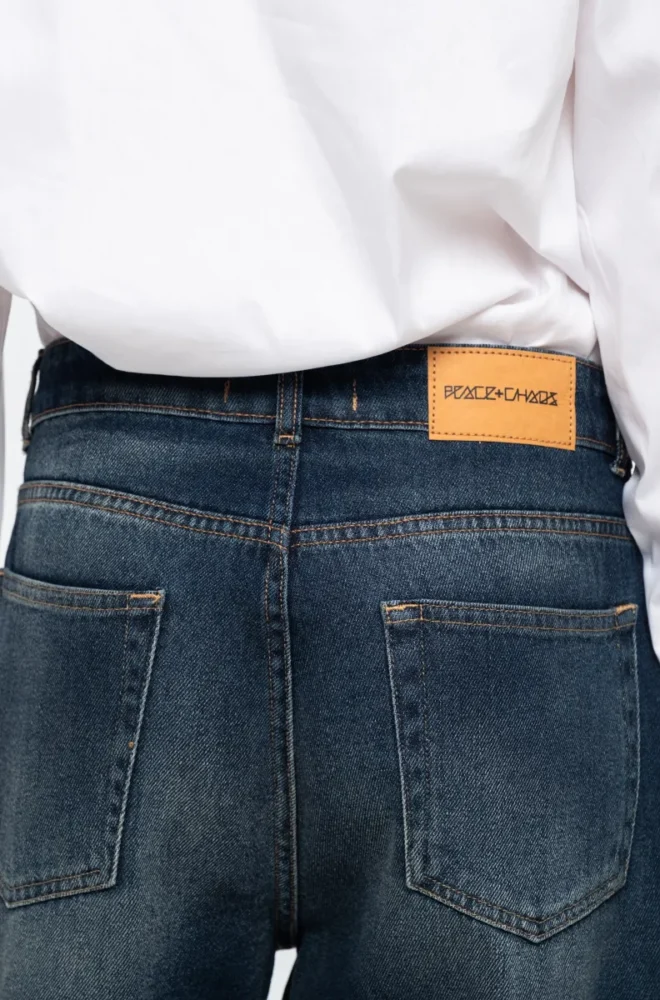 OXFORD DENIM ΠΑΝΤΕΛΟΝΙ - Cotton PEACE & CHAOS - Image 7