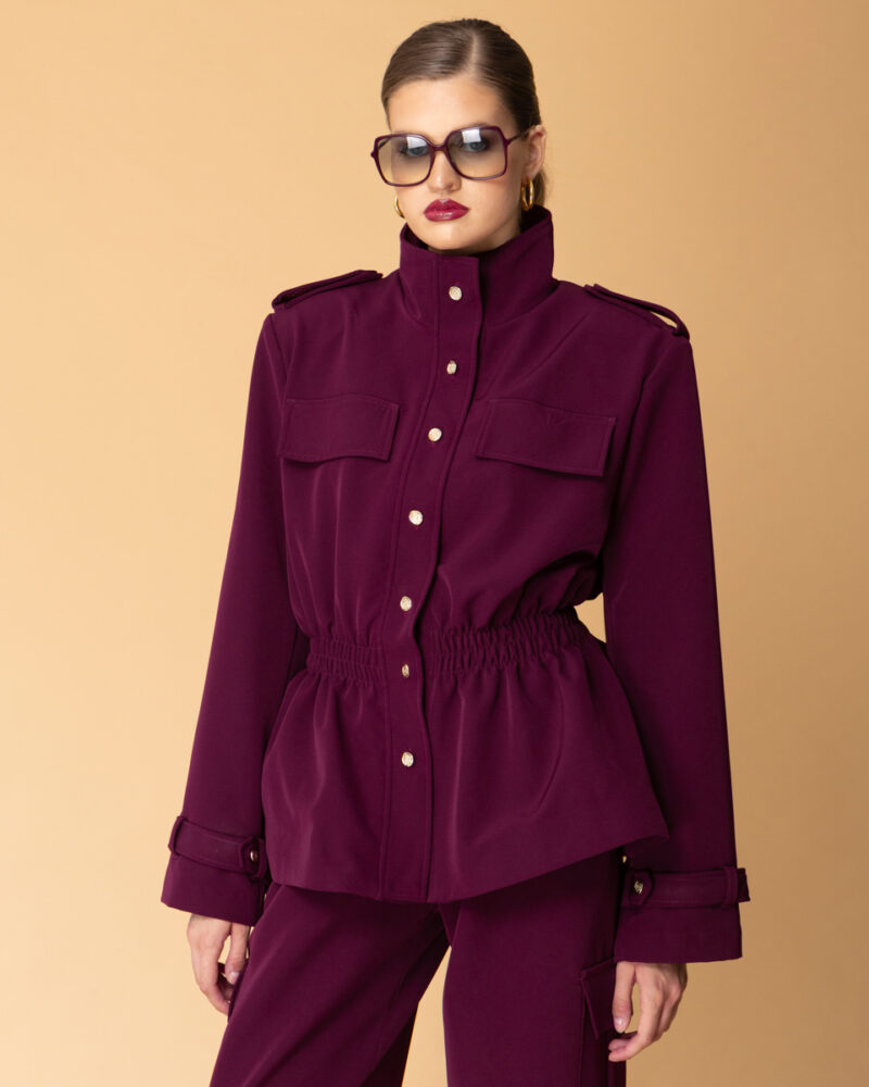 Μπορντό cargo jacket Sour/lou/lou - Image 6