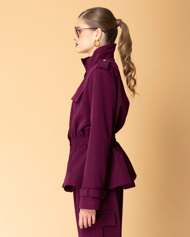 Μπορντό cargo jacket Sour/lou/lou - Image 7
