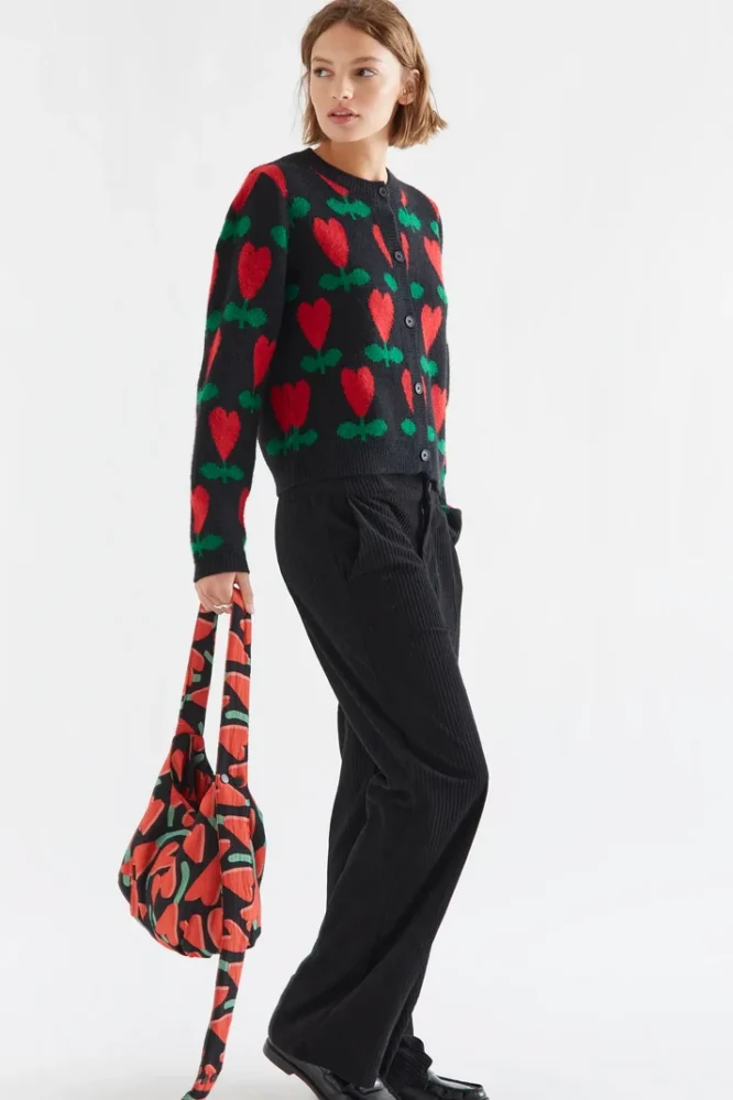 Ζακέτα πλεκτή Cyclamen print COMPANIA FANTASTICA - Image 5