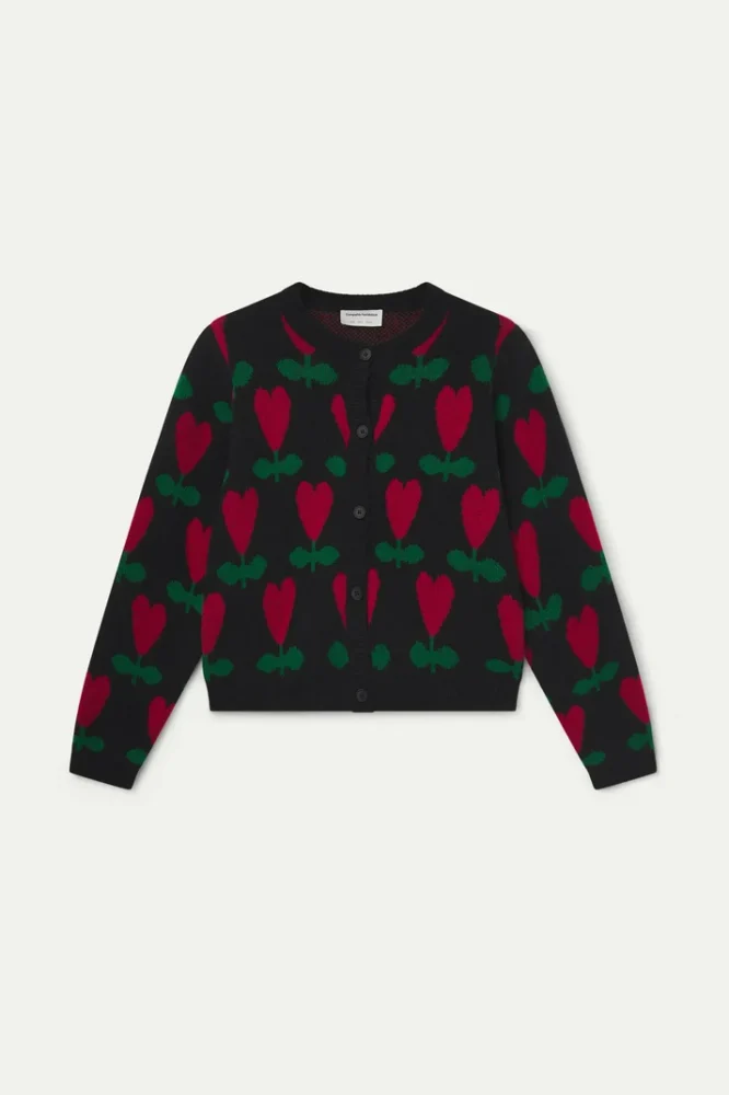 Ζακέτα πλεκτή Cyclamen print COMPANIA FANTASTICA - Image 6
