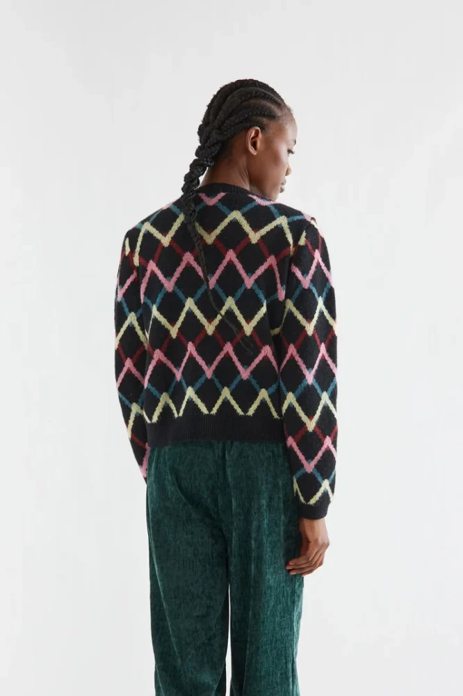 Ζακέτα πλεκτή Skein-print COMPANIA FANTASTICA - Image 2