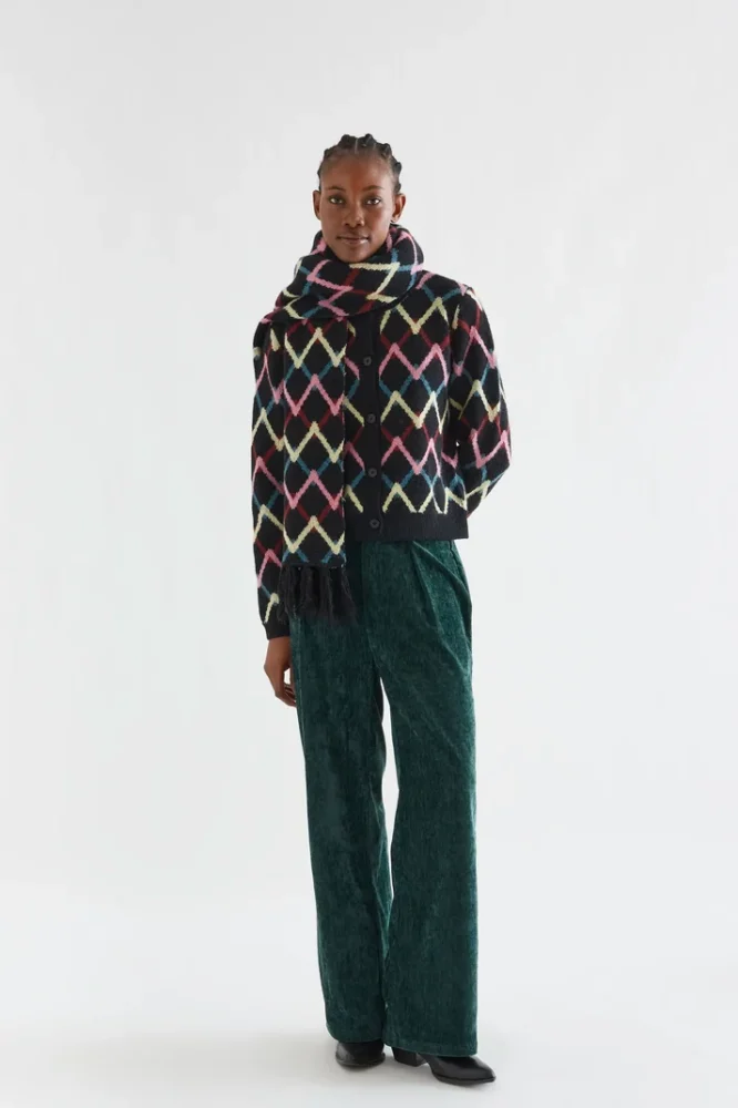 Ζακέτα πλεκτή Skein-print COMPANIA FANTASTICA - Image 4