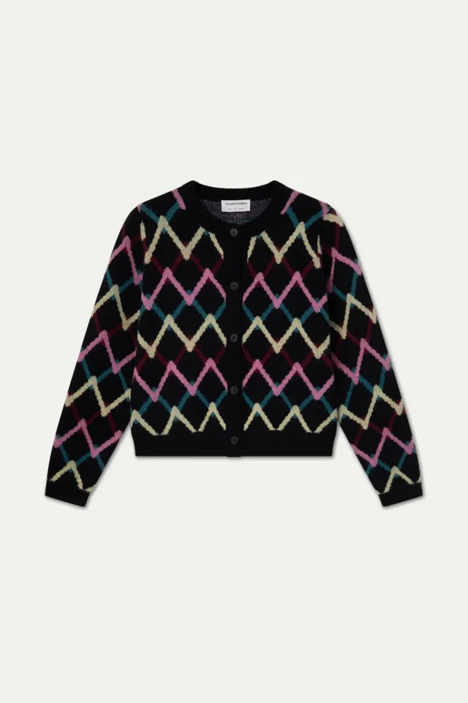 Ζακέτα πλεκτή Skein-print COMPANIA FANTASTICA - Image 6