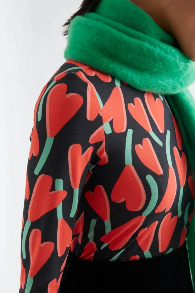Μπλούζα Cyclamen print Compania Fantastica - Image 3