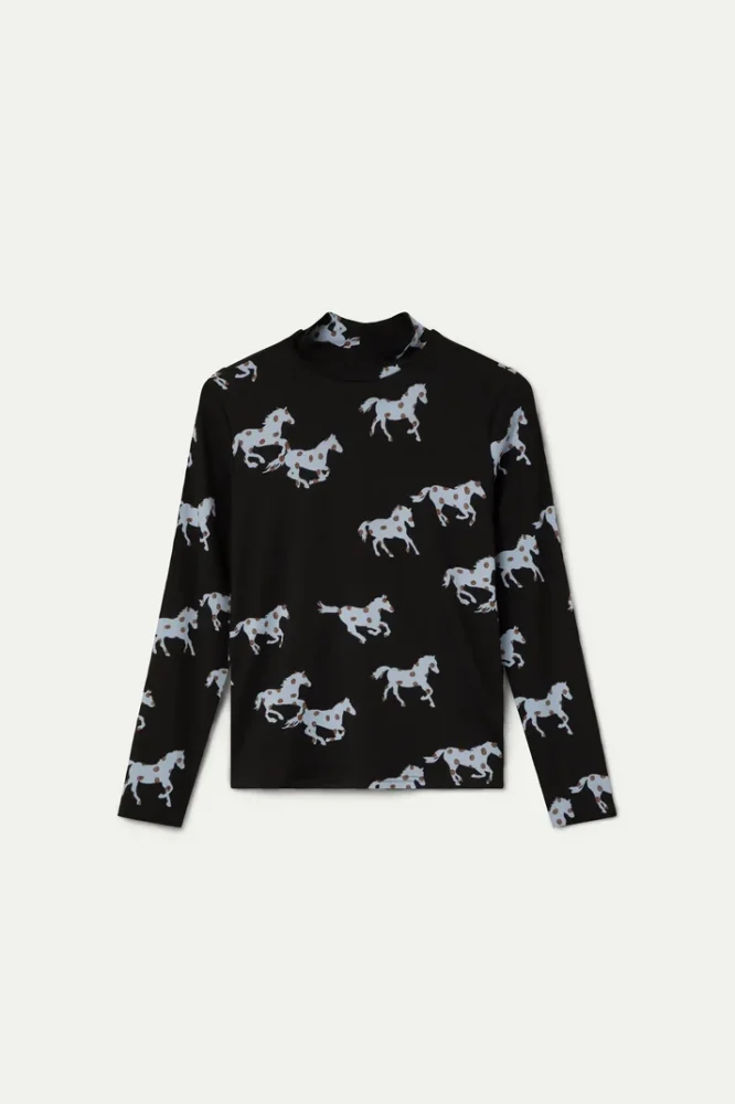 Μπλούζα Horse print COMPANIA FANTASTICA - Image 6