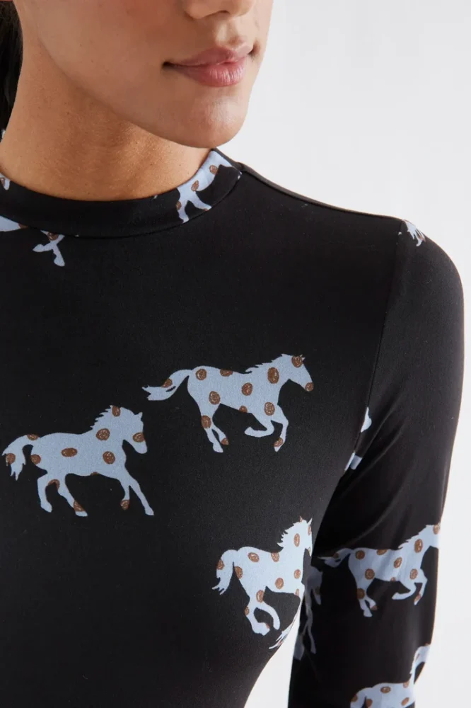 Φόρεμα Horse print COMPANIA FANTASTICA - Image 3