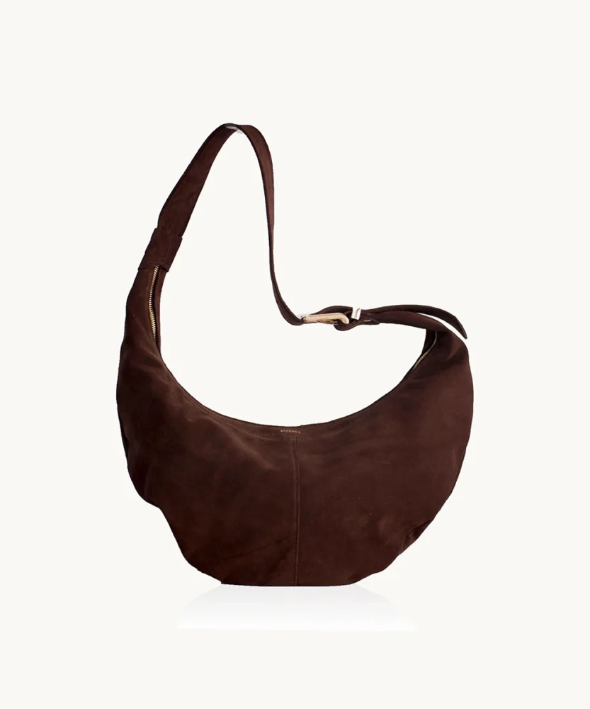 Ariana in Choco Suede BONENDIS