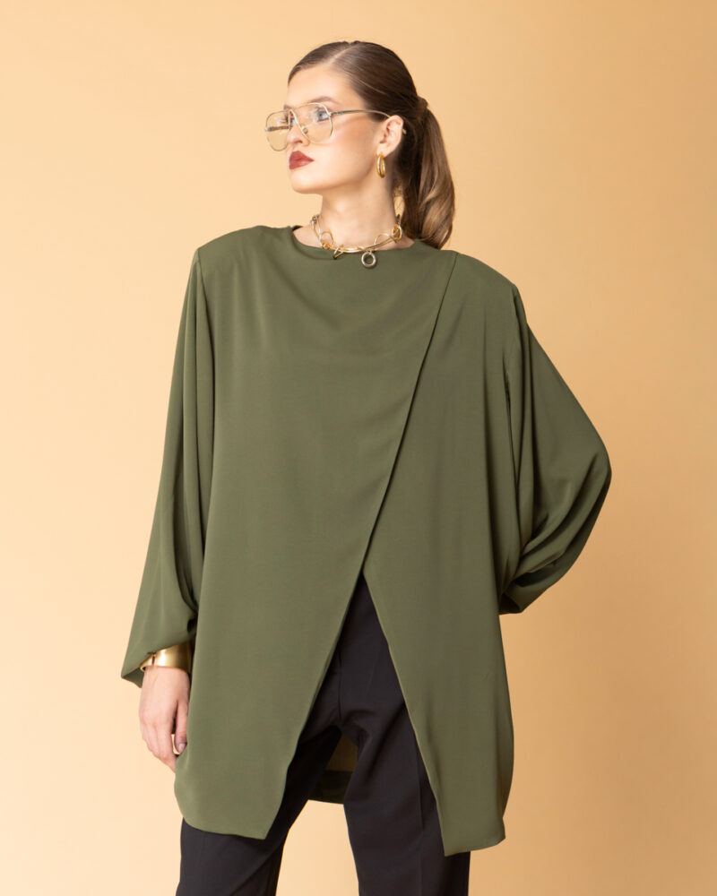 Oversized μπλούζα με βάτες σε 3 χρώματα Sour/lou/lou