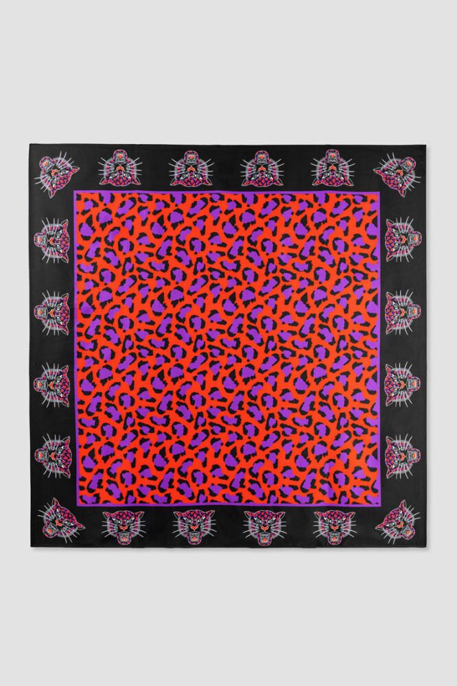 Μαντήλι 120x120 - Animal Instinct LOLINA